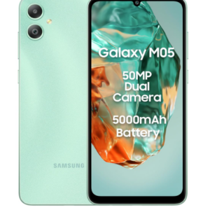 Samsung Galaxy M05 (Mint Green, 4GB RAM, 64 GB Storage) | 50MP Dual Camera | Bigger 6.7" HD+ Display | 5000mAh Battery | 25W Fast Charging | 2 Gen OS Upgrade & 4 Year Security Update | Without Charger