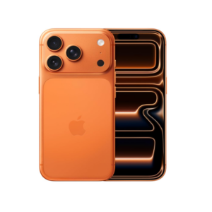 iPhone 17 Pro 256 GB: 15.93 cm (6.3″) Display with Promotion up to 120Hz, A19 Pro Chip, Breakthrough Battery Life, Pro Fusion Camera System with Center Stage Front Camera; Cosmic Orange